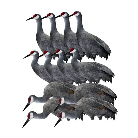 sandhill crane silhouette decoys